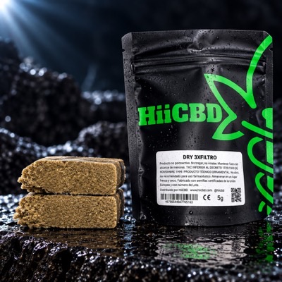 3x Filtrado 75%, extracción HiiCBD en envase de 5 g