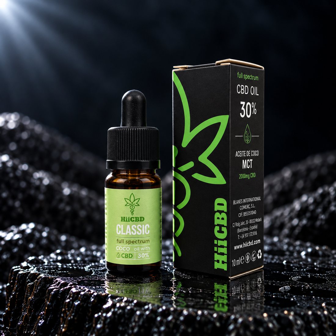 Aceite CBD Full Spectrum 30% Classic, 10 ml, HiiCBD