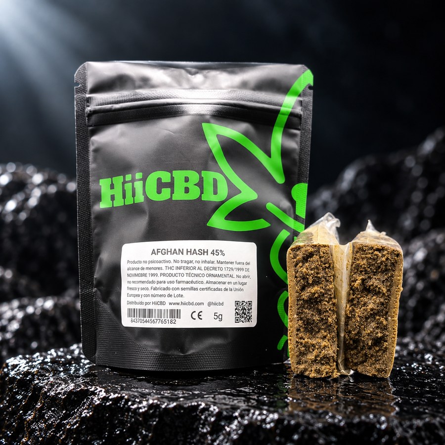 Afghan Hash 45% CBD, extracción HiiCBD 5 g
