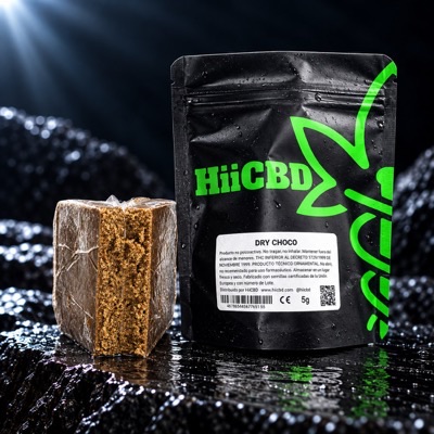 Otra vista de Dry Choco 25%, HiiCBD