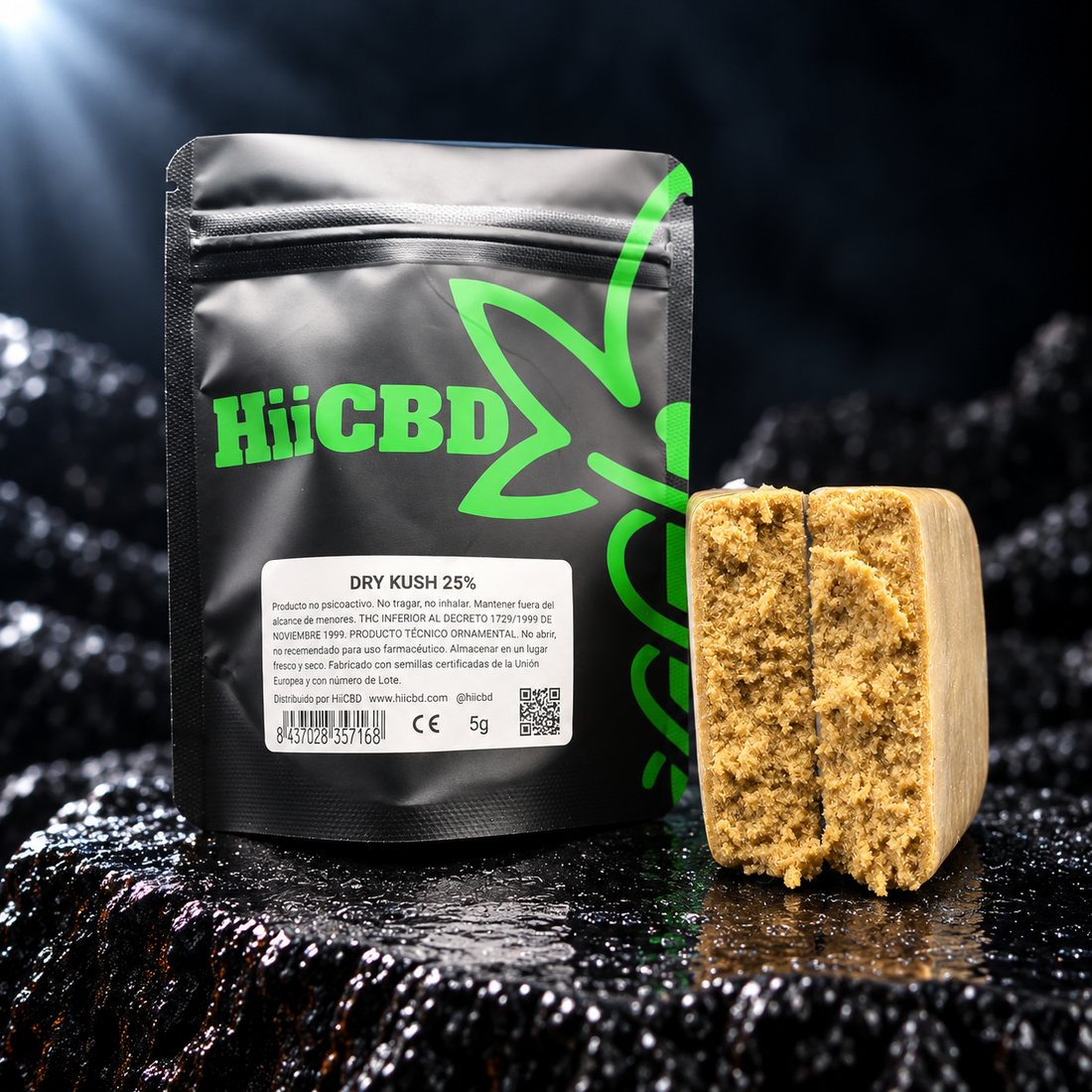 Dry Kush 25% CBD, extracción HiiCBD 5 g