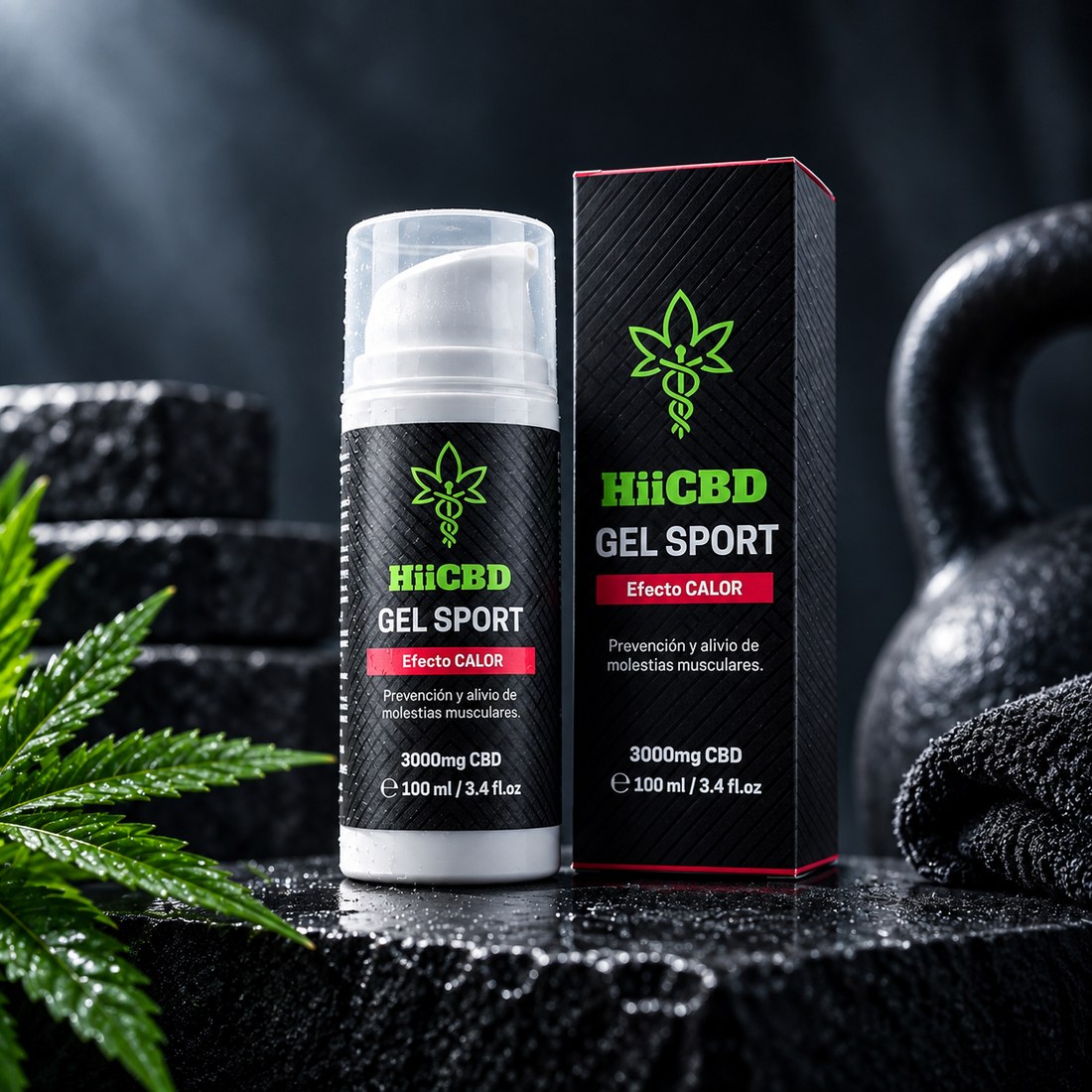 Gel Efecto Calor 3000mg CBD