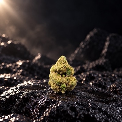Un cogollo pequeño de CBD hidropónico, HiiCBD