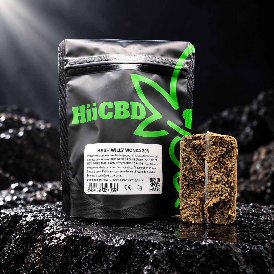 Willy Wonka 30%, resina de CBD de HiiCBD 5 g